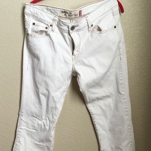 Vintage Levi’s SuperLow 518 Bootcut Jeans, White